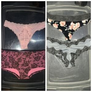 NWOT Victoria's Secret Dream Angels Open Back Lacey Cheeky Panty/Thong/Boyshort